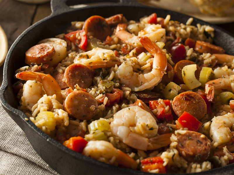 Grilled jambalaya