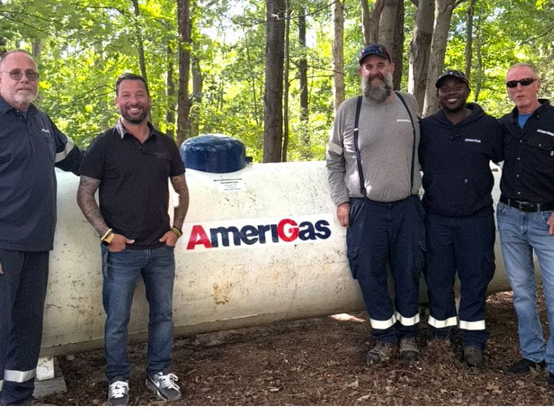 AmeriGas Director of Safety Compliance & Systems, Rick Dunn, and seasoned AmeriGas Service Technician, Patrick Wasdyke, join TV host, Mike McKinstry
