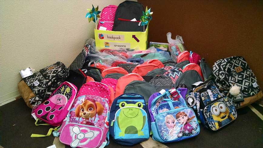 AmeriGas Propane Collects Backpacks