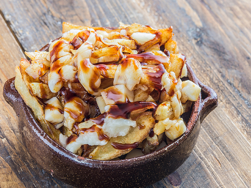 Poutine in a bowl