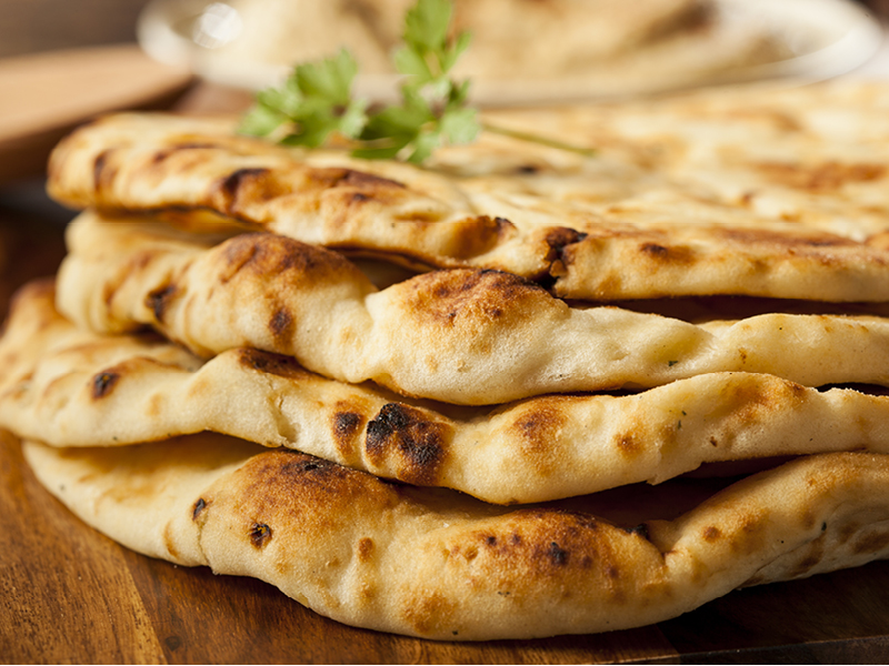 Grilled Garlic Naan