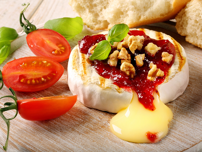 Grilled Brie & Jam