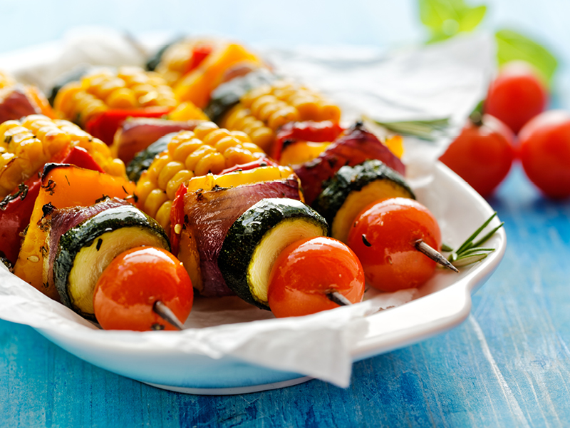 Grilled Vegetable Kabob