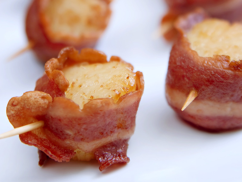 Bacon Wrapped Scallops