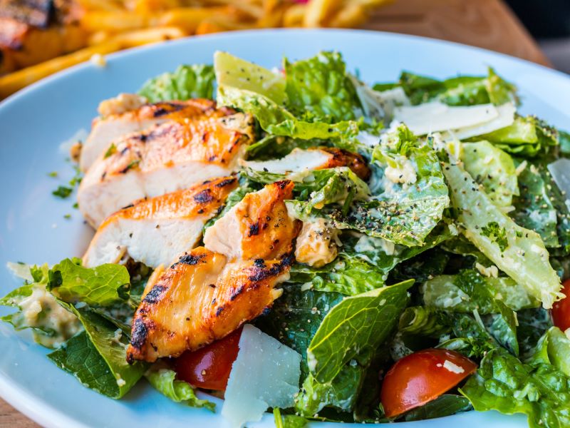 Grilled Chicken Caesar Salad