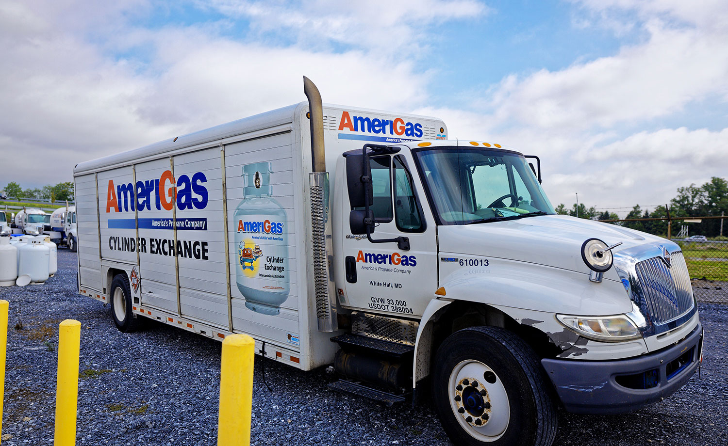 AmeriGas delivery truck.