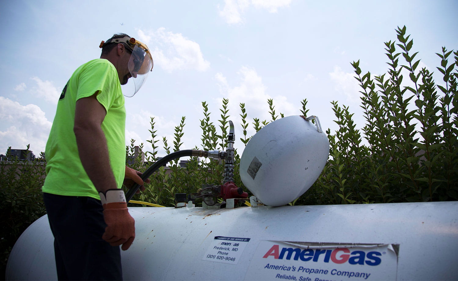 Propane Tank Installation From AmeriGas Propane