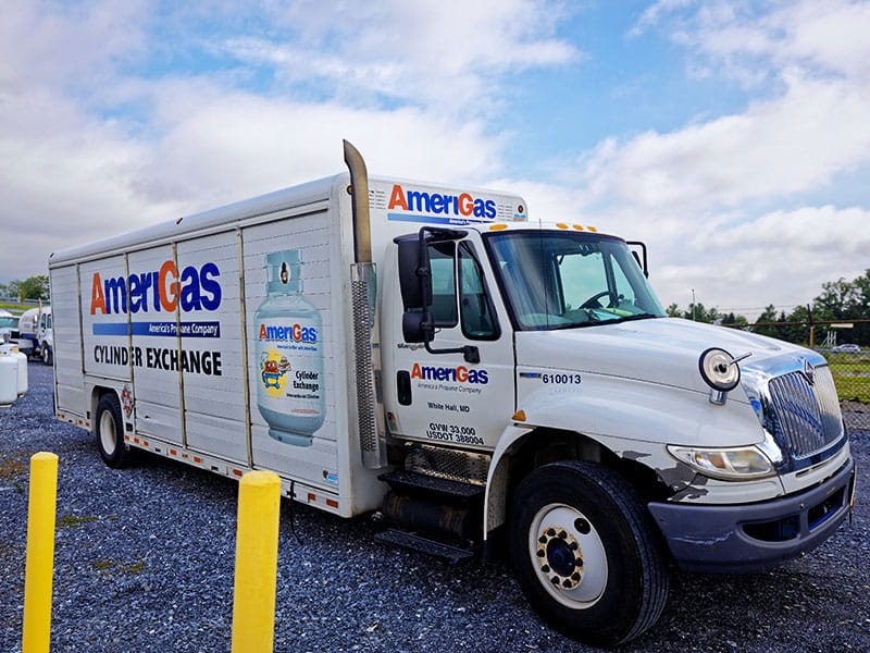 AmeriGas delivery truck.